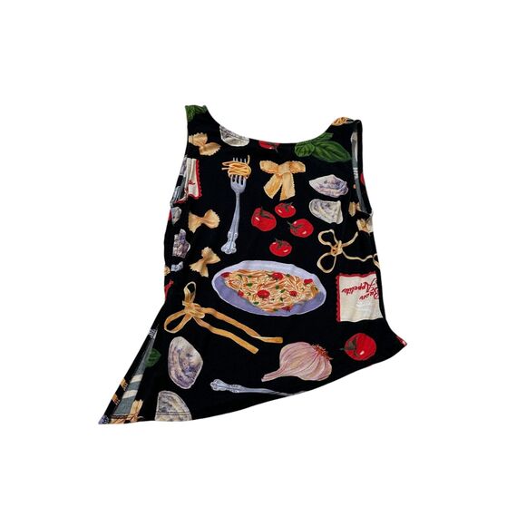 Tops - Lisa Says Gah Buon Appetito Erin Asymmetric Tank Top Size S